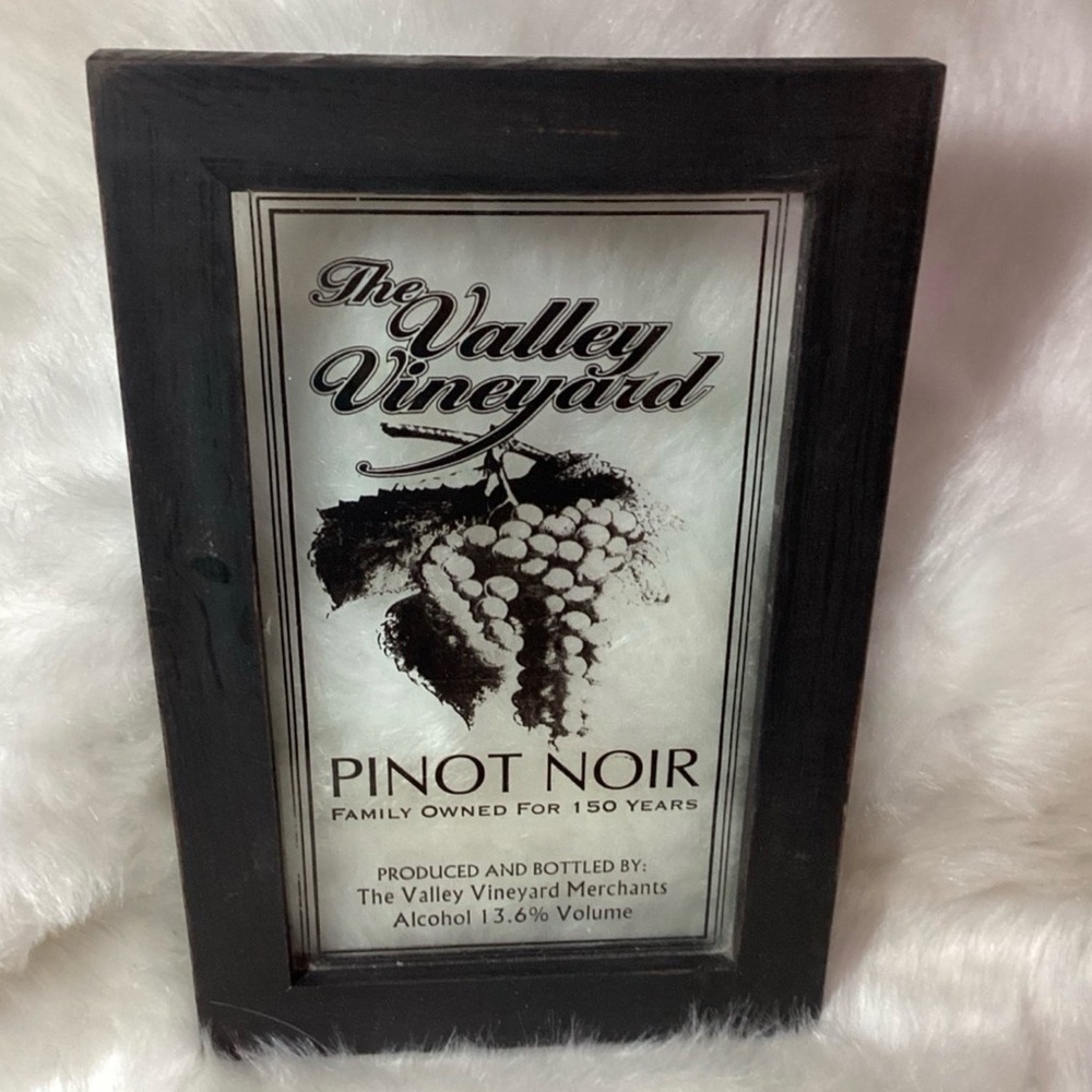 Set of Two Tuscan styled Glass Stenciled framed art